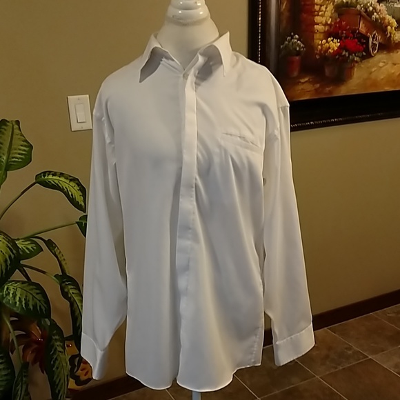 J Ferrar long sleeve button-up dress shirt size M - Picture 1 of 7